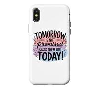 Custodia per iPhone X/XS Il domani non è promesso sconfiggerli oggi