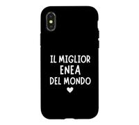 Custodia per iPhone X/XS Il Miglior Enea del Mondo Divertente | Regalo per Enea