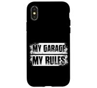 Custodia per iPhone X/XS Il mio garage le mie regole Car Lover Mechanic Garage Car Guy
