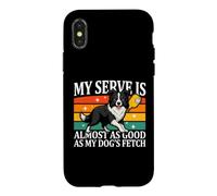 Custodia per iPhone X/XS Il mio servizio è quasi buono come i miei cani prendono