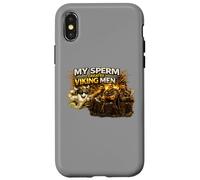 Custodia per iPhone X/XS Il mio sperma crea uomini vichinghi