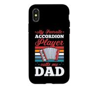 Custodia per iPhone X/XS Il mio suonatore di fisarmonica preferito mi chiama papà