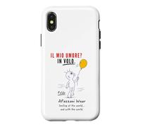 Custodia per iPhone X/XS Il Mio Umore Poldo Palloncino Ironico Divertente