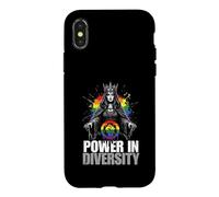 Custodia per iPhone X/XS Il potere nella diversità LGBTQ Rainbow Pride Queen