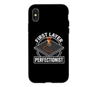 Custodia per iPhone X/XS Il primo divertente creatore di stampa 3D perfezionista a strati Nerd Hobby