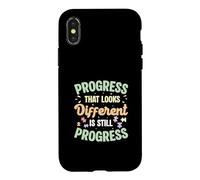 Custodia per iPhone X/XS Il progresso che sembra diverso è ancora il progresso SpEd Teacher