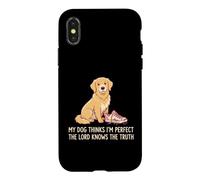 Custodia per iPhone X/XS Il proprietario del cane Pensa che io sia ideale per camminare con
