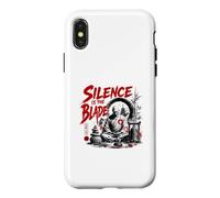 Custodia per iPhone X/XS Il silenzio del monaco samurai è il guerriero zen della lama