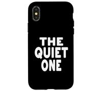 Custodia per iPhone X/XS IL SILENZIOSO silenzio è il mio ragazzo o ragazza duro superpotere