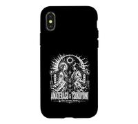 Custodia per iPhone X/XS Il sole Amaterasu e Tsukuyomi divide il mito della luna
