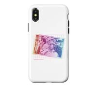 Custodia per iPhone X/XS Il Terminator Sarah Connor Linda Hamilton Retro anni '80