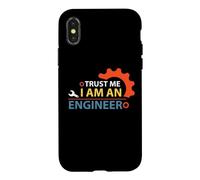 Custodia per iPhone X/XS I'm A Engineer Gears Engineering Job Titiles