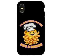 Custodia per iPhone X/XS I'm Just Here For The Mac And Cheese - Funny Macaroni Lover