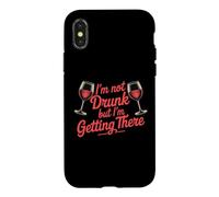 Custodia per iPhone X/XS I'm Not Drunk But I'm Getting There Fun Bar Jokes
