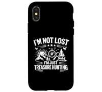 Custodia per iPhone X/XS I'm Not Lost I'm Just Treasure Hunting