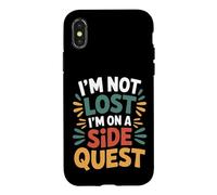 Custodia per iPhone X/XS I'm Not Lost I'm On A Side Quest Gamer Nerd Joke -