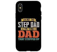 Custodia per iPhone X/XS I'm Not The Step Dad I'm The Dad That Stepped Up