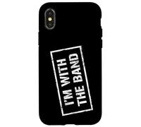 Custodia per iPhone X/XS I'm With The Band music band