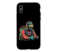 Custodia per iPhone X/XS Immersioni subacquee Controller per videogiochi Womens Mens ARA