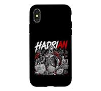 Custodia per iPhone X/XS Imperatore Romano Adriano SPQR Britannia Leggenda