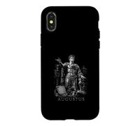 Custodia per iPhone X/XS Imperatore romano AUGUSTUS Antica Roma Statua
