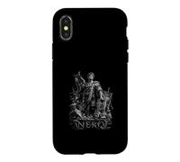Custodia per iPhone X/XS Imperatore romano NERO Burning Roma Cesare Impero