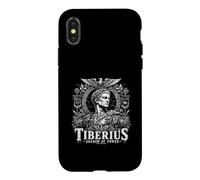 Custodia per iPhone X/XS Imperatore Romano Tiberio Ombra Del Potere Impero