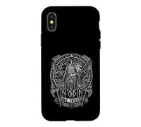 Custodia per iPhone X/XS In Odin we trust - Vikings Norse Odin Valhalla - Black White