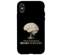 Custodia per iPhone X/XS In realtà è chirurgia cerebrale Neurochirurgia medica Neurochirurgo