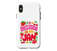 Custodia per iPhone X/XS Inclusion Is My Jam Groovy Special Education Sped Teacher