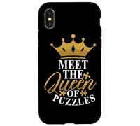 Custodia per iPhone X/XS Incontra la regina dei puzzle Puzzle Puzzle Hobby