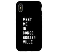 Custodia per iPhone X/XS Incontriamoci a Congo-Brazzaville Africa