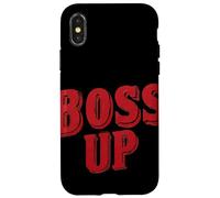 Custodia per iPhone X/XS Incredibile discorso Boss Up per ragazzi e ragazze