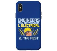 Custodia per iPhone X/XS Ingegnere Elettrico Carriera Per Nerd Ingegnere Elettrico