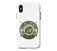 Custodia per iPhone X/XS Ingegnere in pensione Ingegnere la cattura perfetta