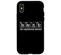 Custodia per iPhone X/XS Insegnante L'elemento ispiratore Divertente Insegnante di Scienze