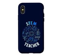 Custodia per iPhone X/XS Insegnante STEM - Scienza, Tech, Ingegneria e Educazione Matematica