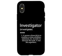 Custodia per iPhone X/XS Investigator Definition Federal Private Investigation