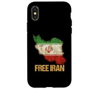 Custodia per iPhone X/XS Iran libero - Bandiera della libertà di pace della speranza
