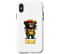 Custodia per iPhone X/XS IRIE Orsacchiotto Giamaica radici rasta reggae music