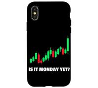 Custodia per iPhone X/XS Is it monday yet? Trader azioni mercato azionario Borsa