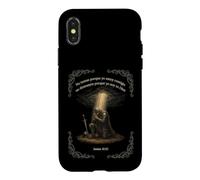 Custodia per iPhone X/XS Isaiah 4110 - Preghiera cristiana del cavaliere di fede, design