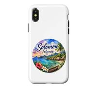 Custodia per iPhone X/XS Isole Salomone, Oceania del Pacifico meridionale
