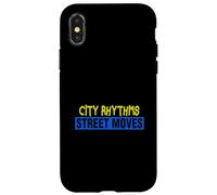Custodia per iPhone X/XS Istruttore di danza City Rhythms Street Moves Coreografo