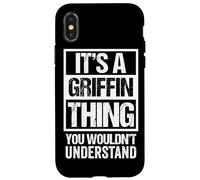 Custodia per iPhone X/XS It's A Griffin Thing You Wouldn't Understand Family Name
