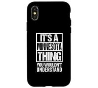 Custodia per iPhone X/XS It's A Minnesota Thing You Wouldn't Understand Saint Paul