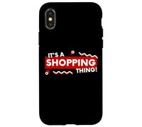 Custodia per iPhone X/XS It's a Shopping Thing Grocery Retail Store Coupon Shoppers