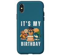 Custodia per iPhone X/XS It's My Birthday Compilation Italiano Brainrot Meme Bambini Ragazzi
