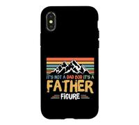 Custodia per iPhone X/XS It's Not a Dad Bod It's a Father Figure Retro Father's Day