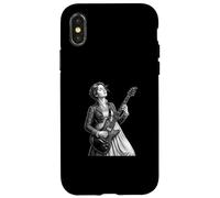 Custodia per iPhone X/XS Jane Austen Chitarra